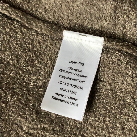 NWT Barefoot Dreams CozyChic Calypso Wrap Cocoa - Picture 5 of 8
